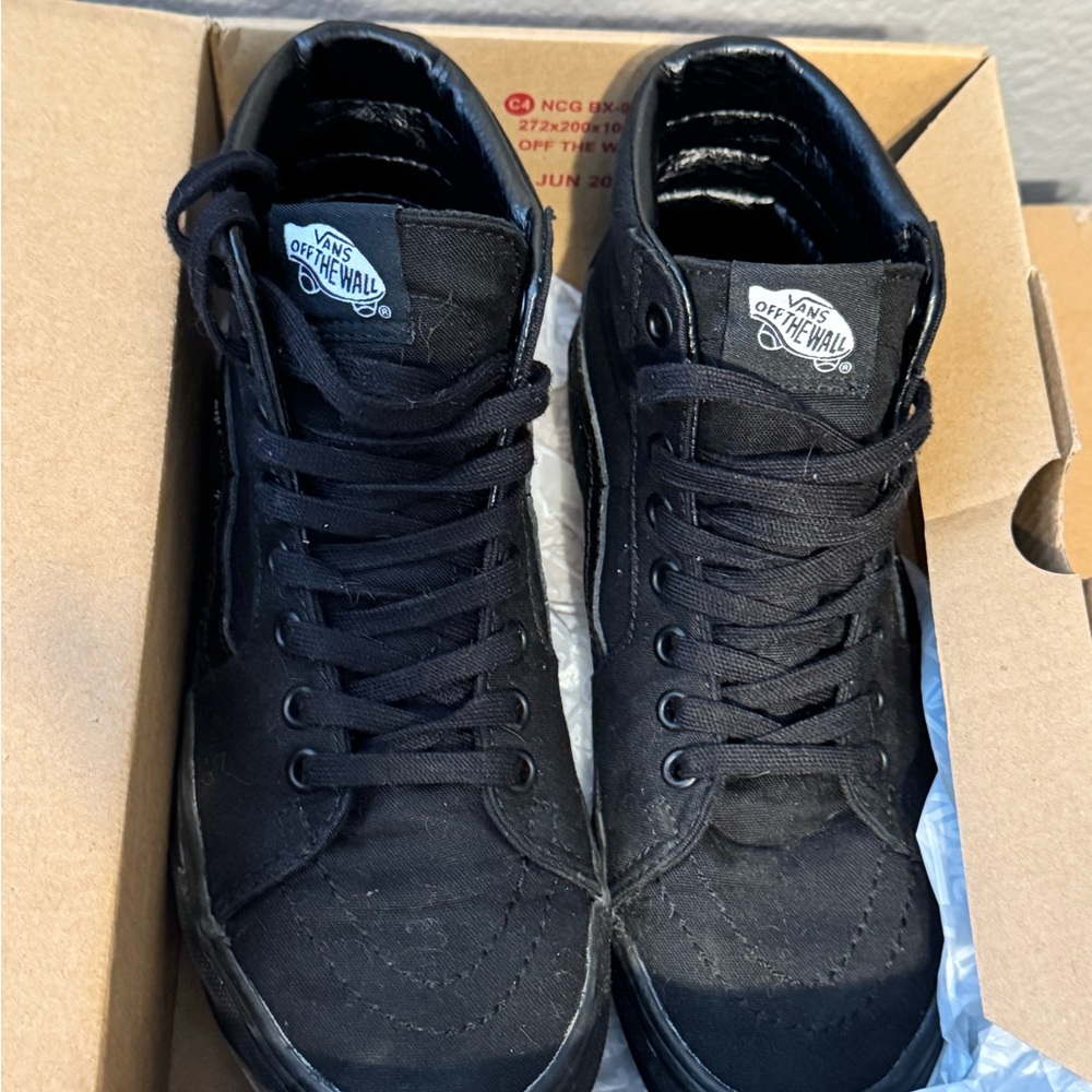 Vans Black High-Top Sneakers
